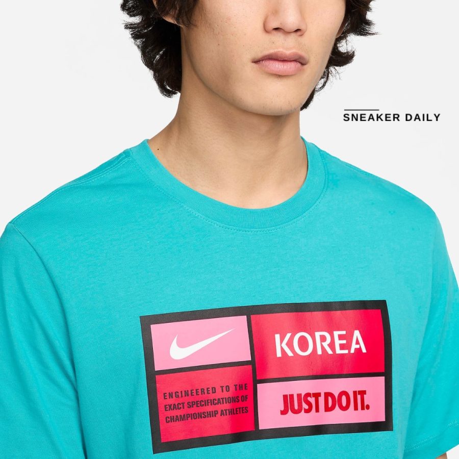 áo korea men's nike football t-shirt fv8980-367