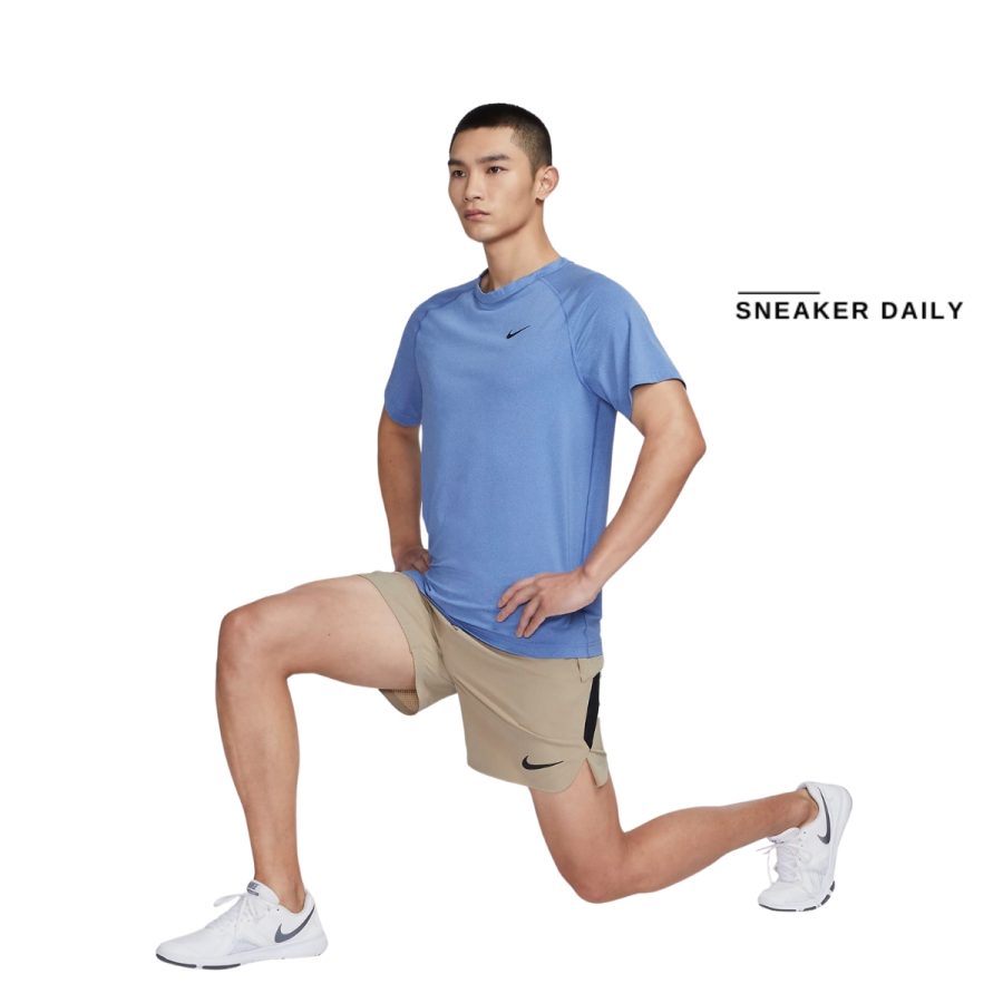 áo nike dri-fit ready men's short-sleeve fitness top dv9816-480