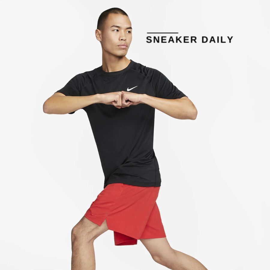áo nike dry fit ready men's short sleeve fitness top dv9816-010
