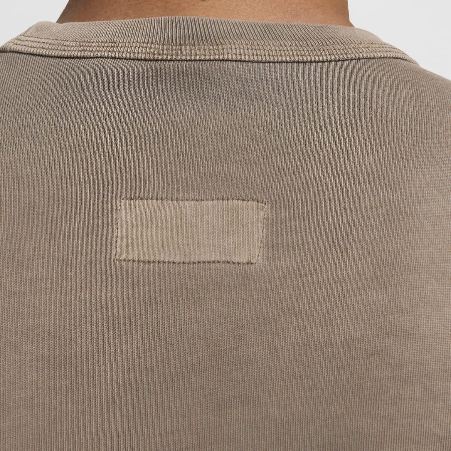 áo nike life men's short sleeve knit top fz6517-029