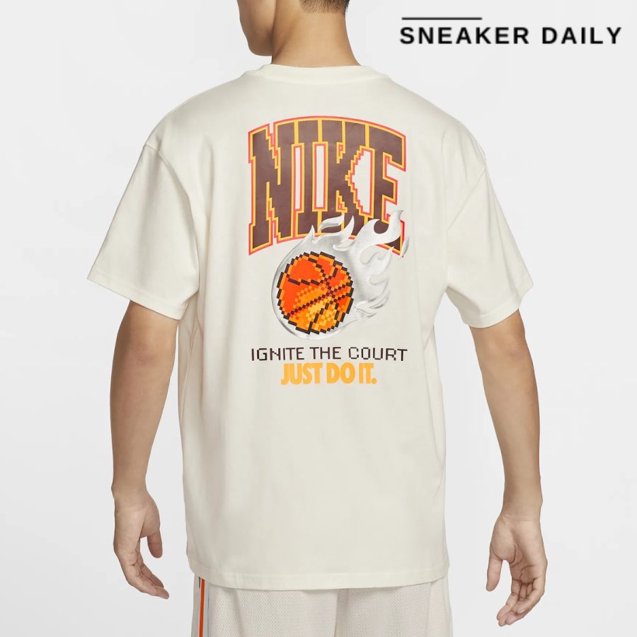 áo nike max90 men's basketball t-shirt fz8082-133