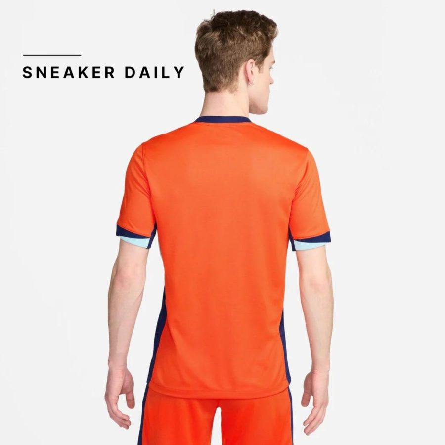 áo nike netherlands men's team 2425 stadium home soccer jersey 'orange' fj4276-819