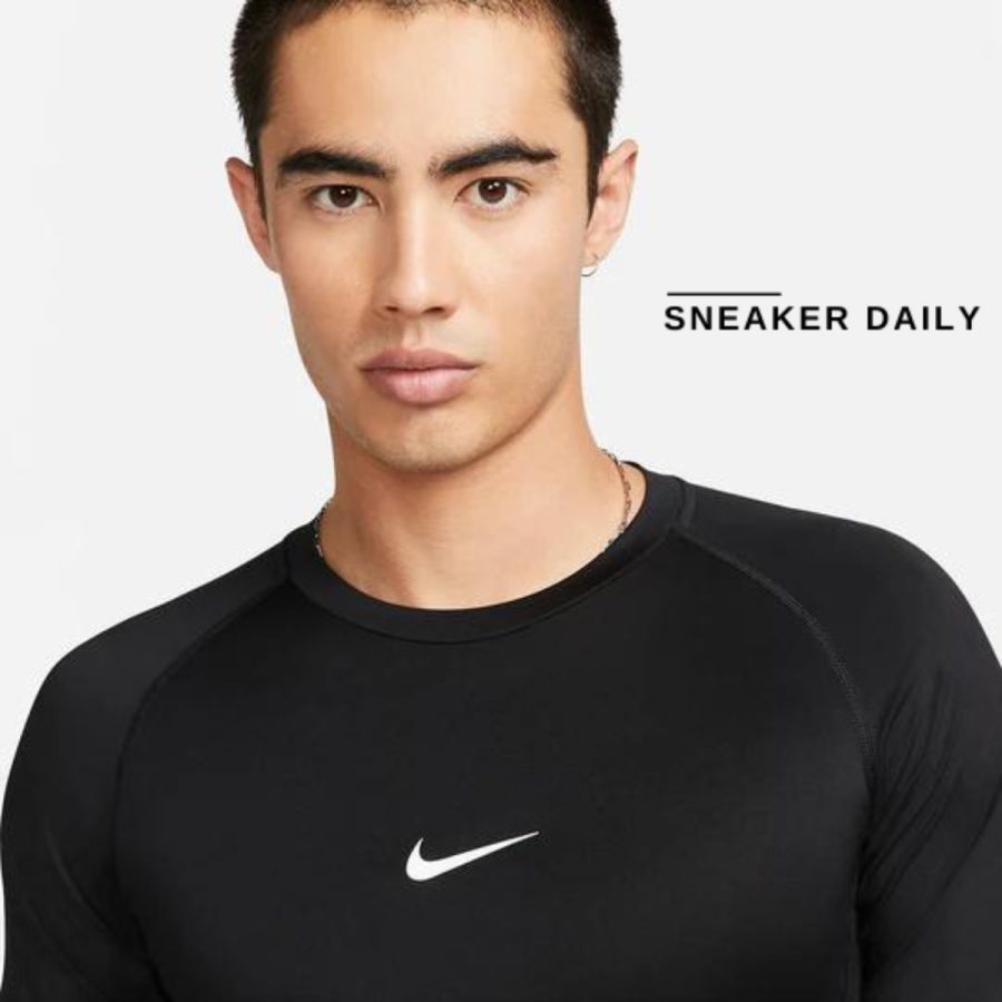 áo nike pro dri-fit slim short-sleeve top 'black' fb7933-010