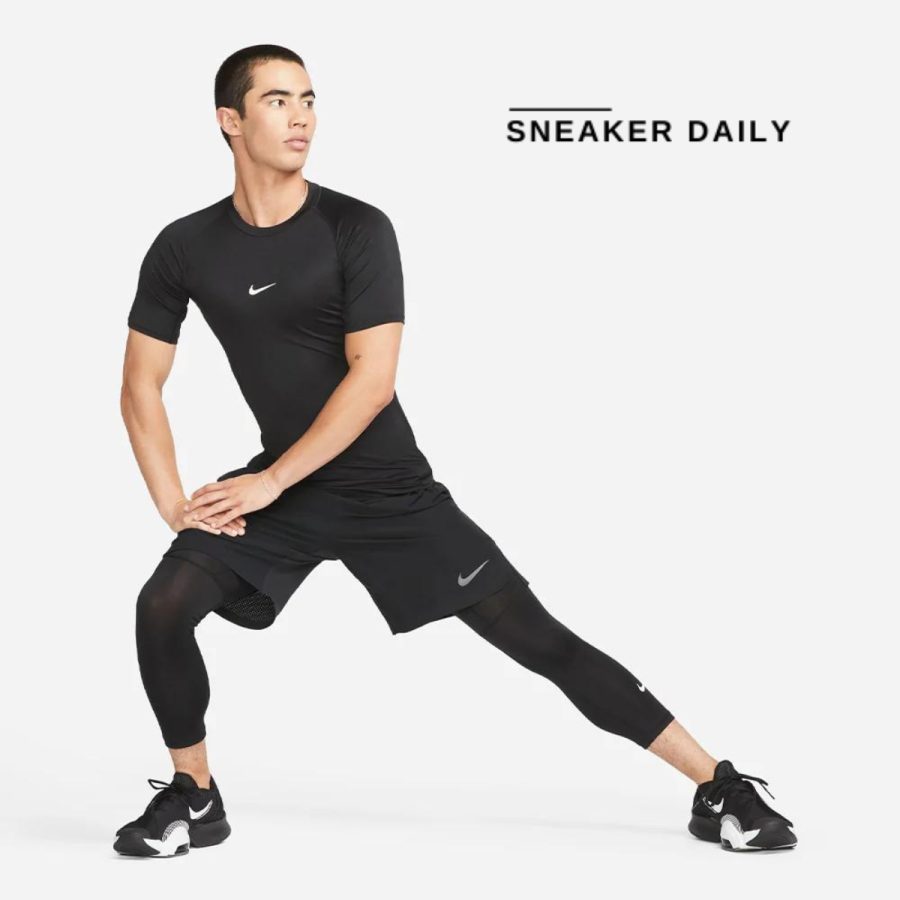 áo nike pro dri-fit slim short-sleeve top 'black' fb7933-010