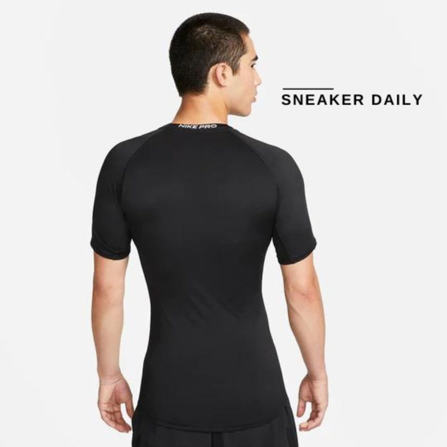 áo nike pro dri-fit slim short-sleeve top 'black' fb7933-010