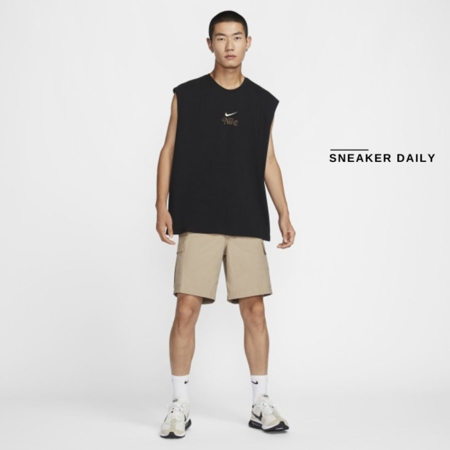 áo nike sportswear men's sleeveless top hm4455-010