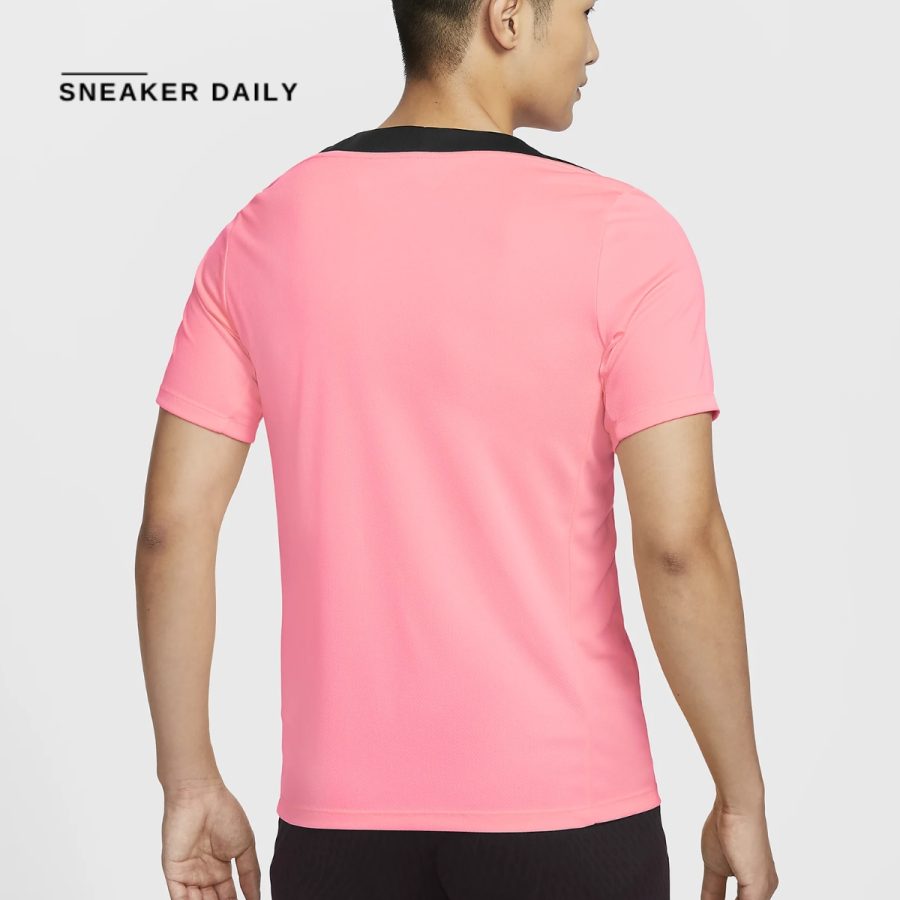 áo nike strike men's dri-fit short-sleeve football shirt pink fn2400-628