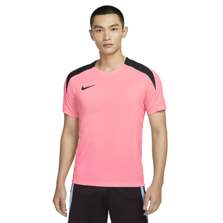 áo nike strike men's dri-fit short-sleeve football shirt pink fn2400-628