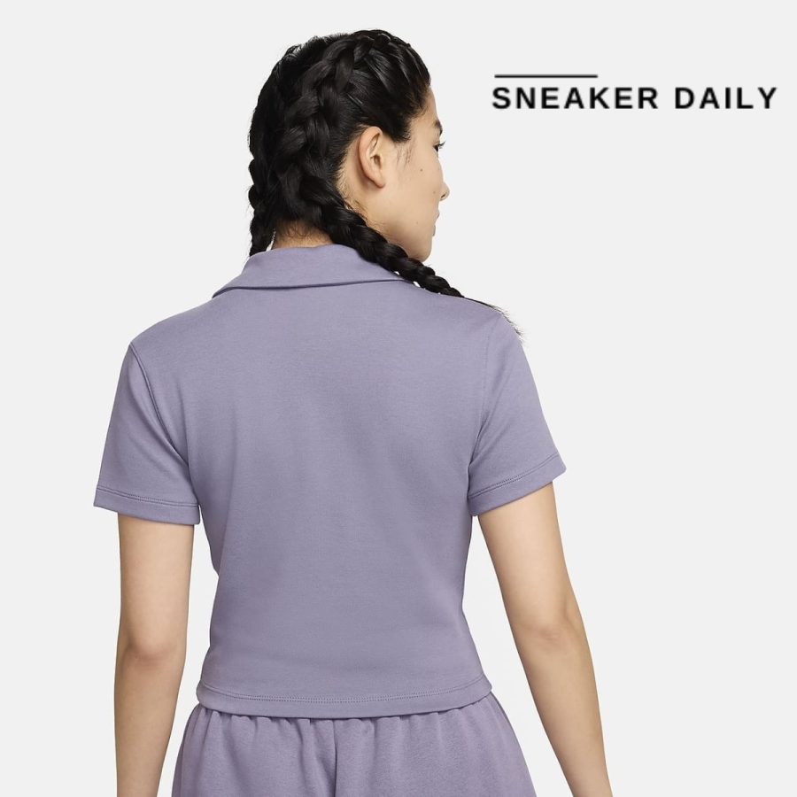 áo nike women's short-sleeve polo top dv7885-509