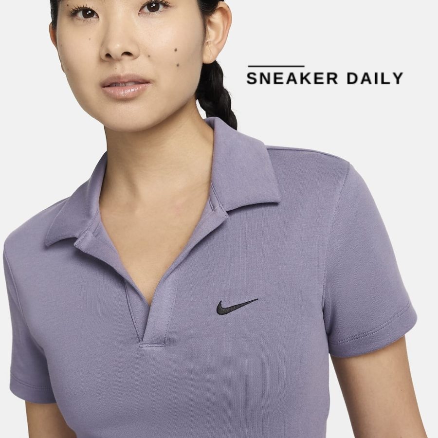 áo nike women's short-sleeve polo top dv7885-509