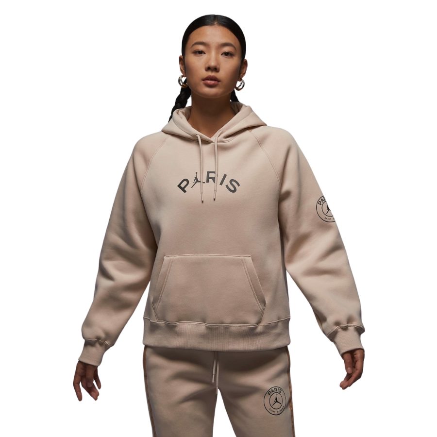 áo paris saint-germain brooklyn fleece women's jordan football pullover hoodie fn5177-126