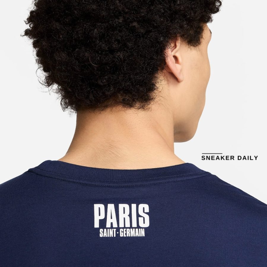 áo paris saint-germain essential men's nike football t-shirt fv9083-410