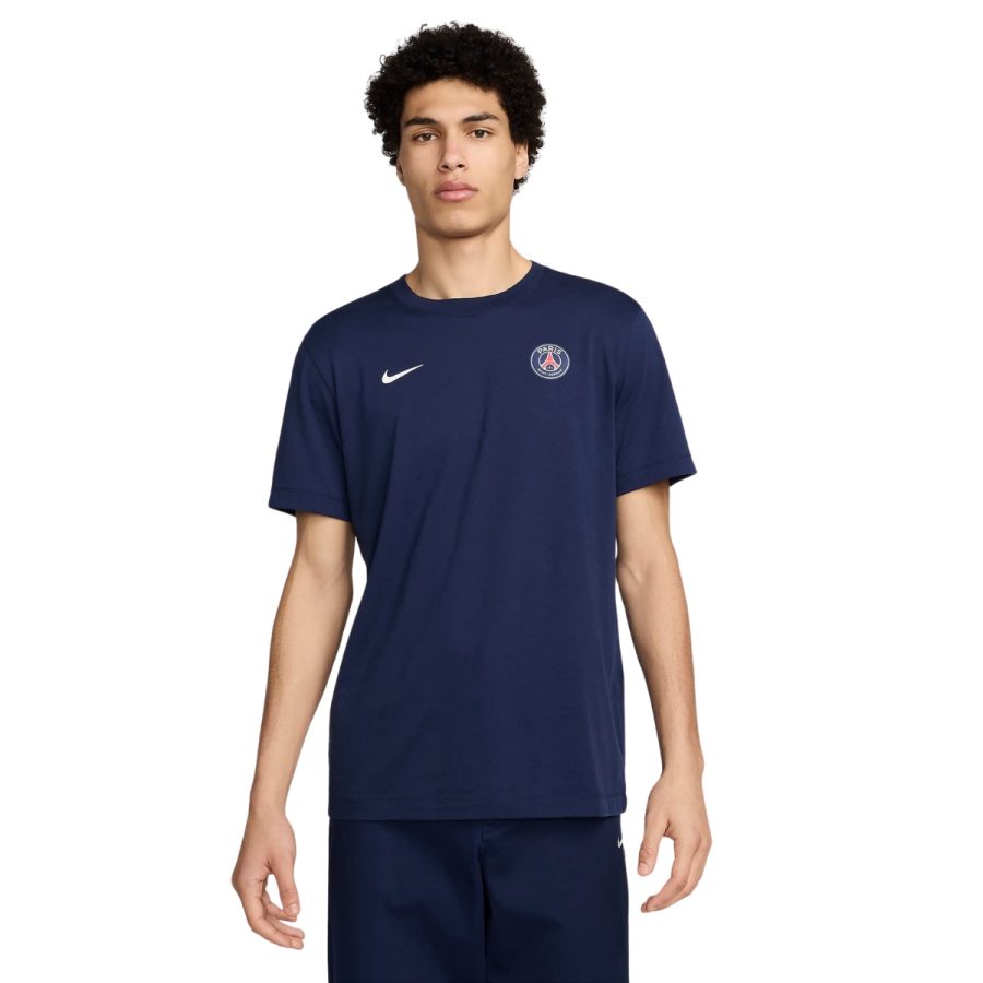 áo paris saint-germain essential men's nike football t-shirt fv9083-410