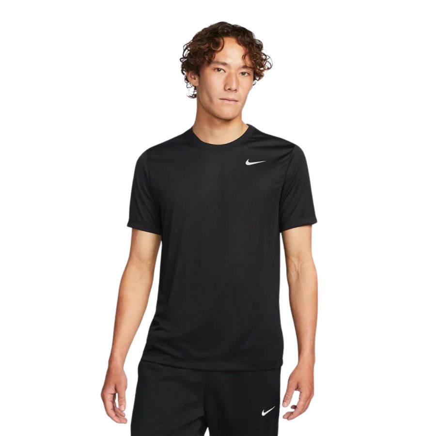 áo thun tay ngắn thể thao nam nike dri-fit fitness - đen dx0990-010