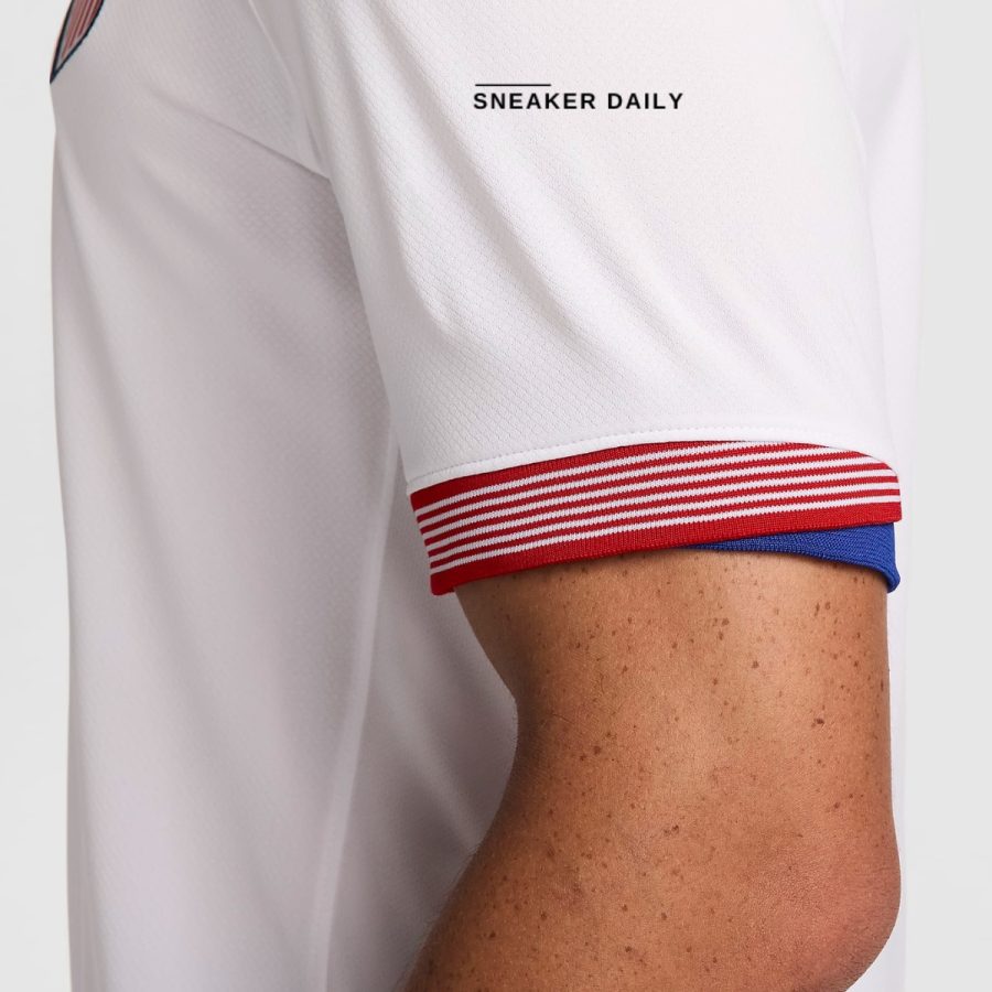 áo usmnt 2024 stadium home men's nike dri-fit soccer replica jersey fj4278-100