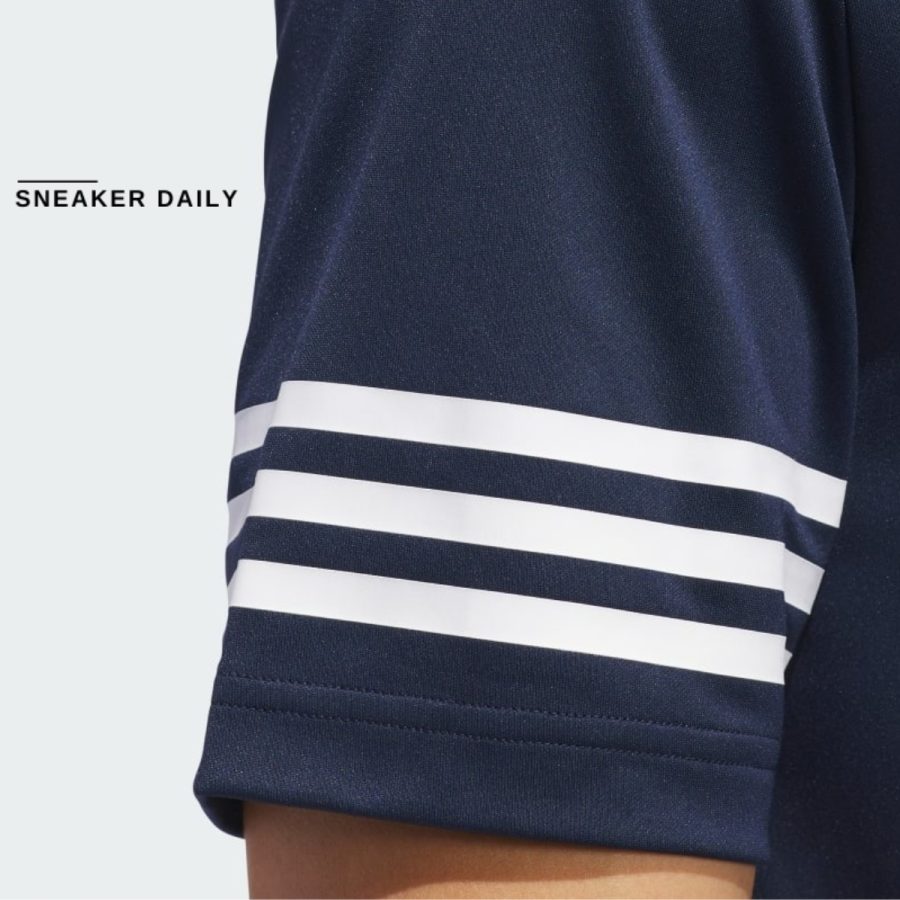 áo adidas 3-stripes golf polo shirt - collegiate navy iq2963