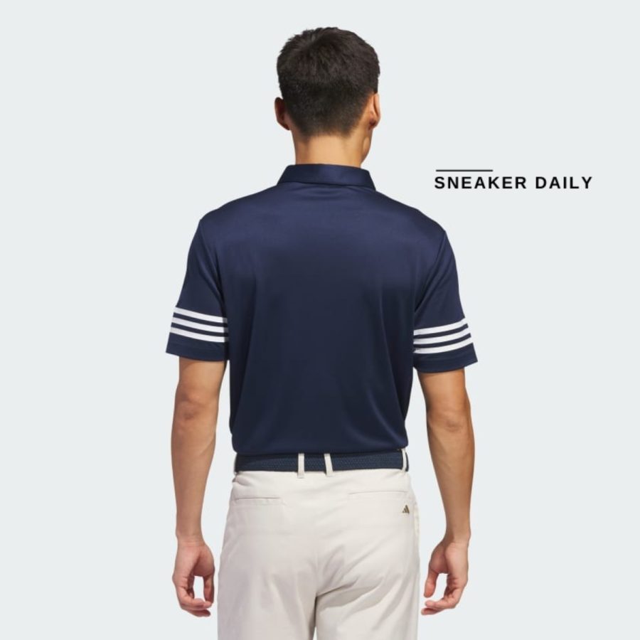 áo adidas 3-stripes golf polo shirt - collegiate navy iq2963