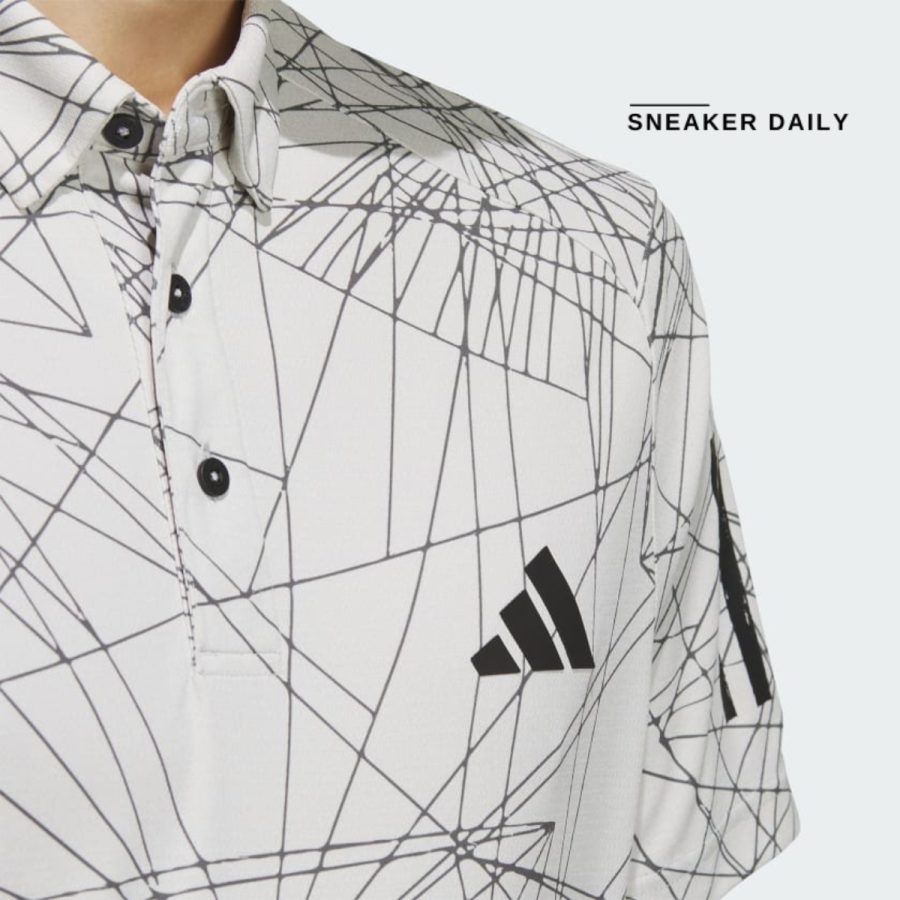 áo adidas aeroready graphic short sleeve polo shirt - white in6599