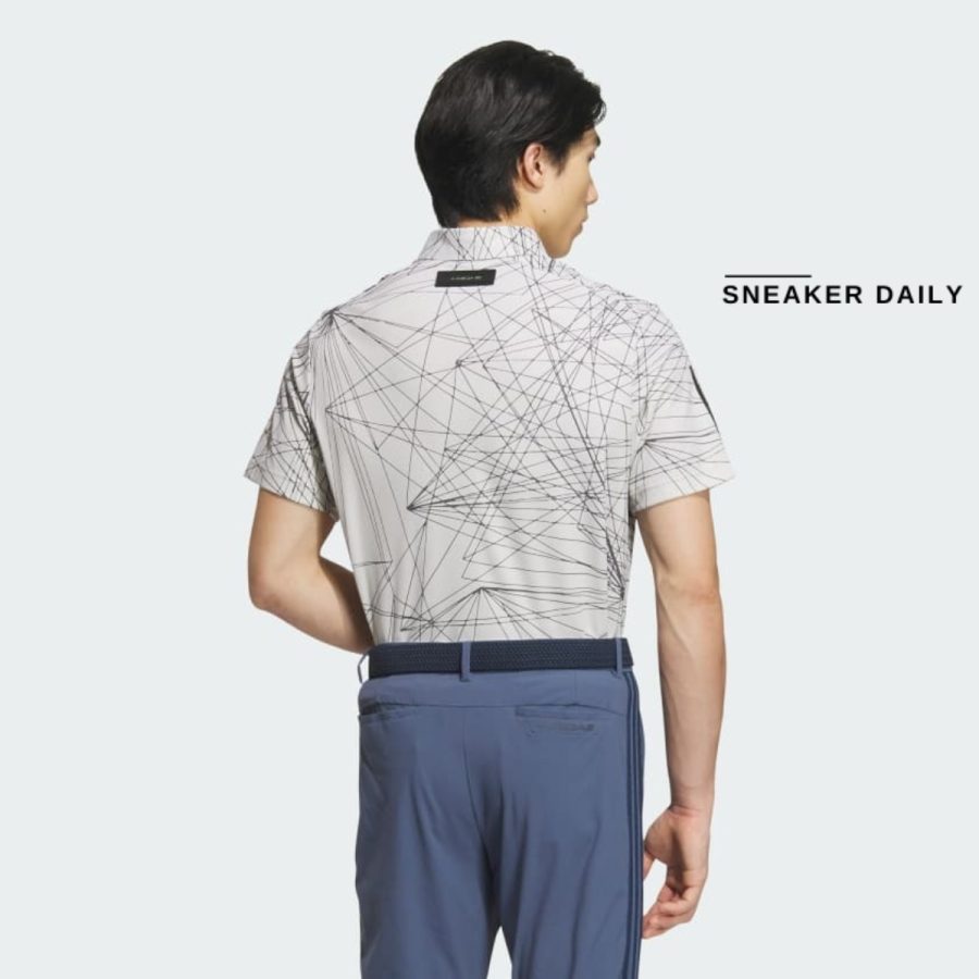 áo adidas aeroready graphic short sleeve polo shirt - white in6599