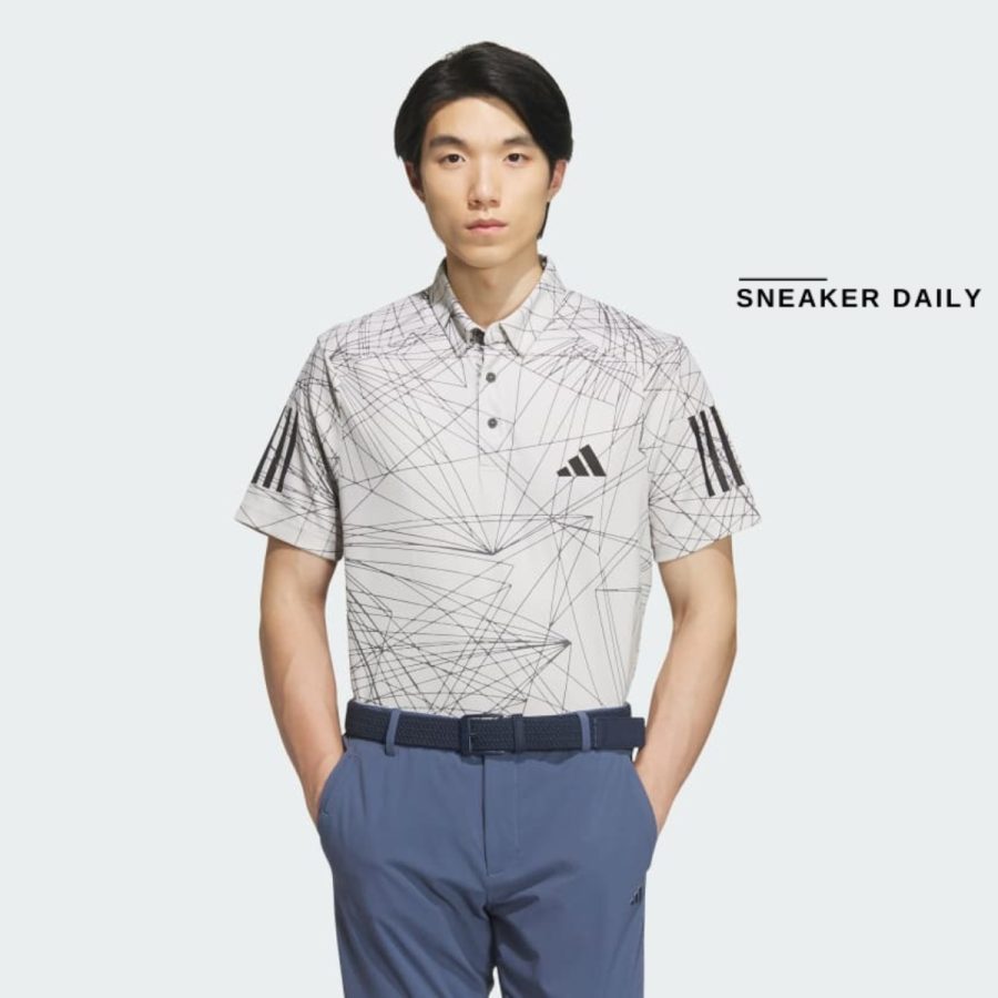 áo adidas aeroready graphic short sleeve polo shirt - white in6599