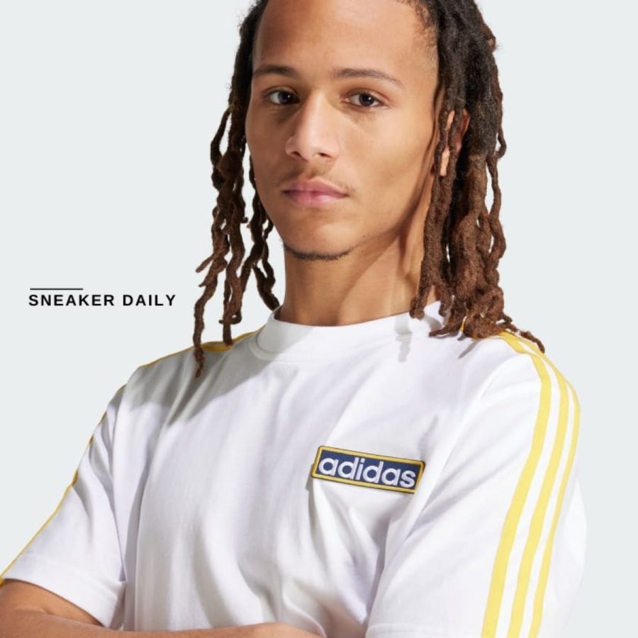 áo adidas adicolor adibreak t-shirt - white iu2360