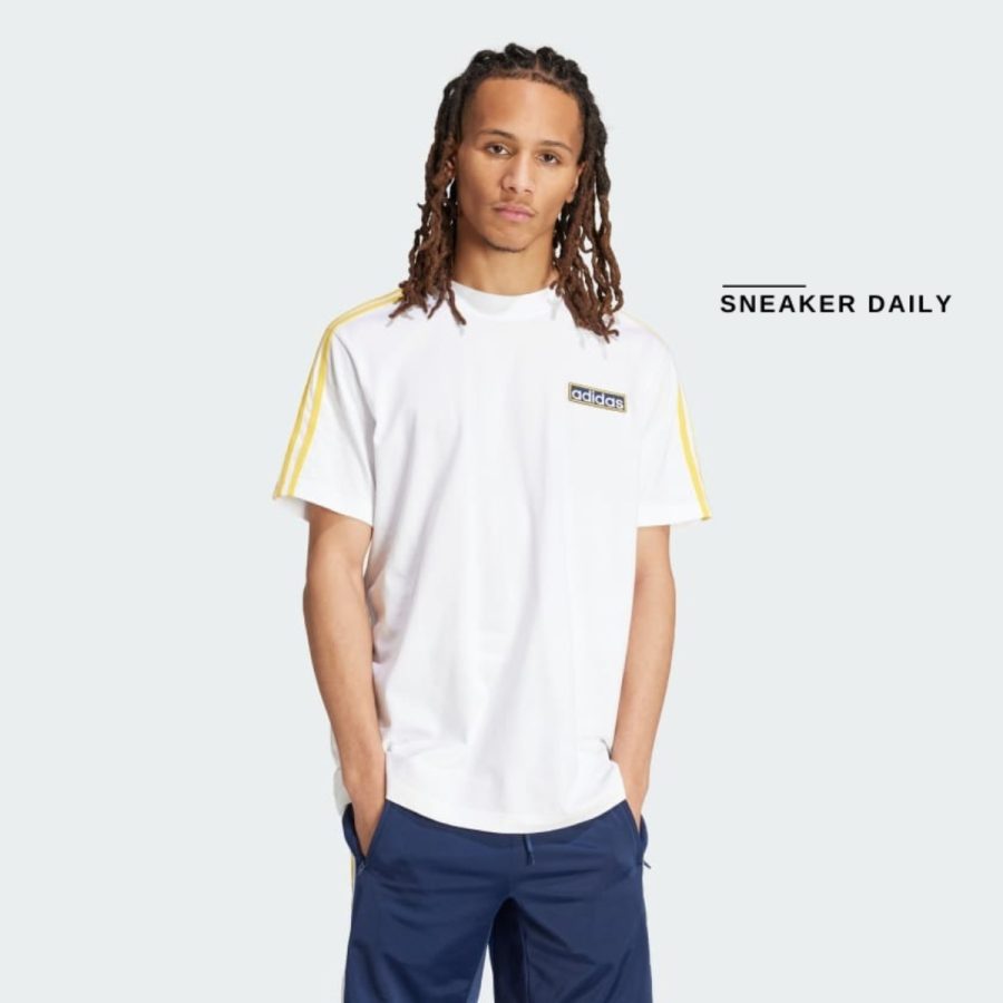 áo adidas adicolor adibreak t-shirt - white iu2360