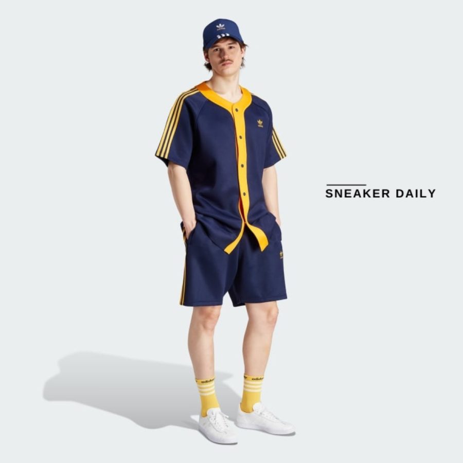 áo adidas adicolor classics+ short sleeve shirt (gender neutral) - dark blue im4458