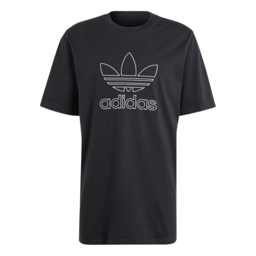 áo adidas adicolor outline trefoil tee - black iu2347