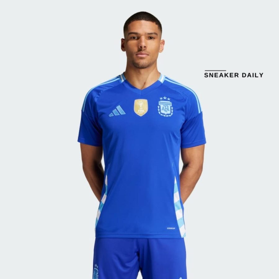 áo adidas argentina 24 away jersey - lucid blue ip8413