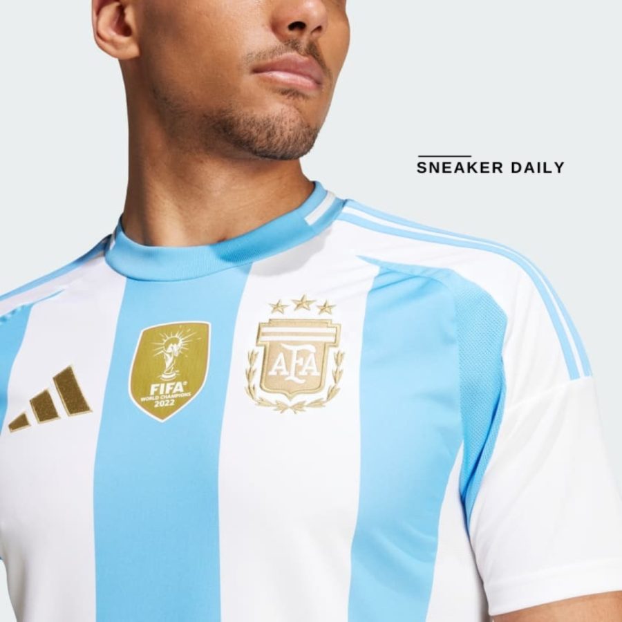 áo adidas argentina 24 home jersey - blue burst ip8409
