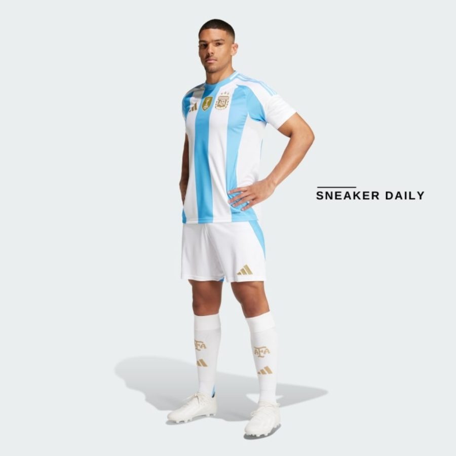 áo adidas argentina 24 home jersey - blue burst ip8409