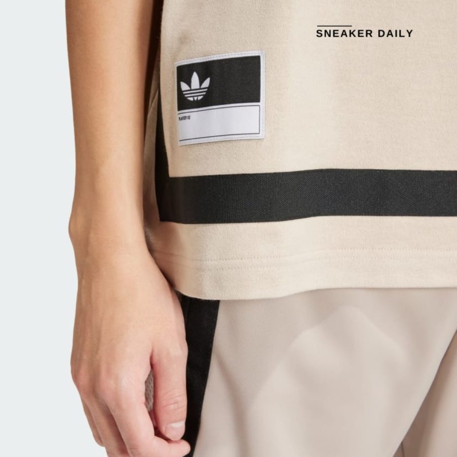 áo adidas classic street premium adibreak tee - wonder beige ip3282