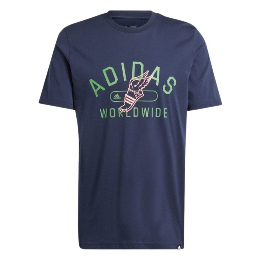 áo adidas collegiate graphic tee - legend ink iw2742