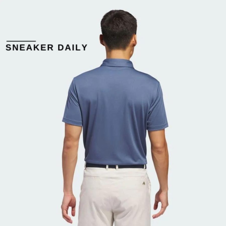 áo adidas front polo shirt - blue iu4349