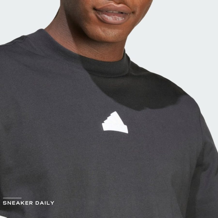 áo adidas future icons 3-stripes tee - black ix5196