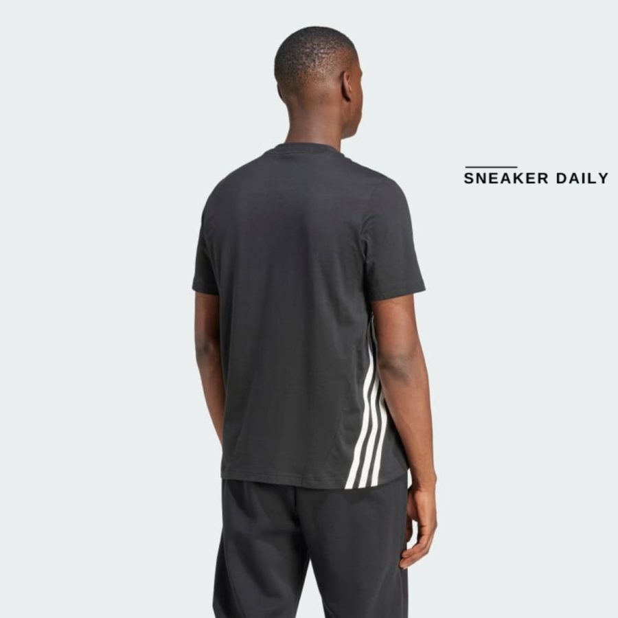 áo adidas future icons 3-stripes tee - black ix5196