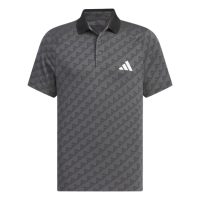 áo adidas heat.rdy jacquard short sleeve polo shirt - grey six in2796
