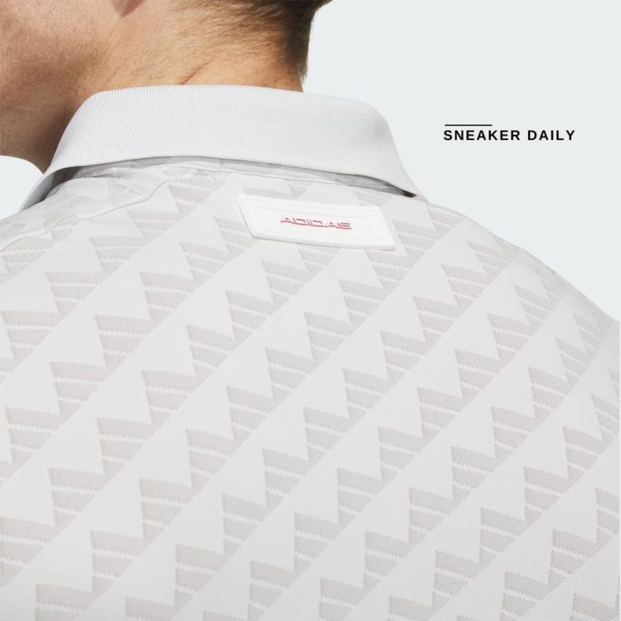 áo adidas heat.rdy jacquard short sleeve polo shirt - white in2794