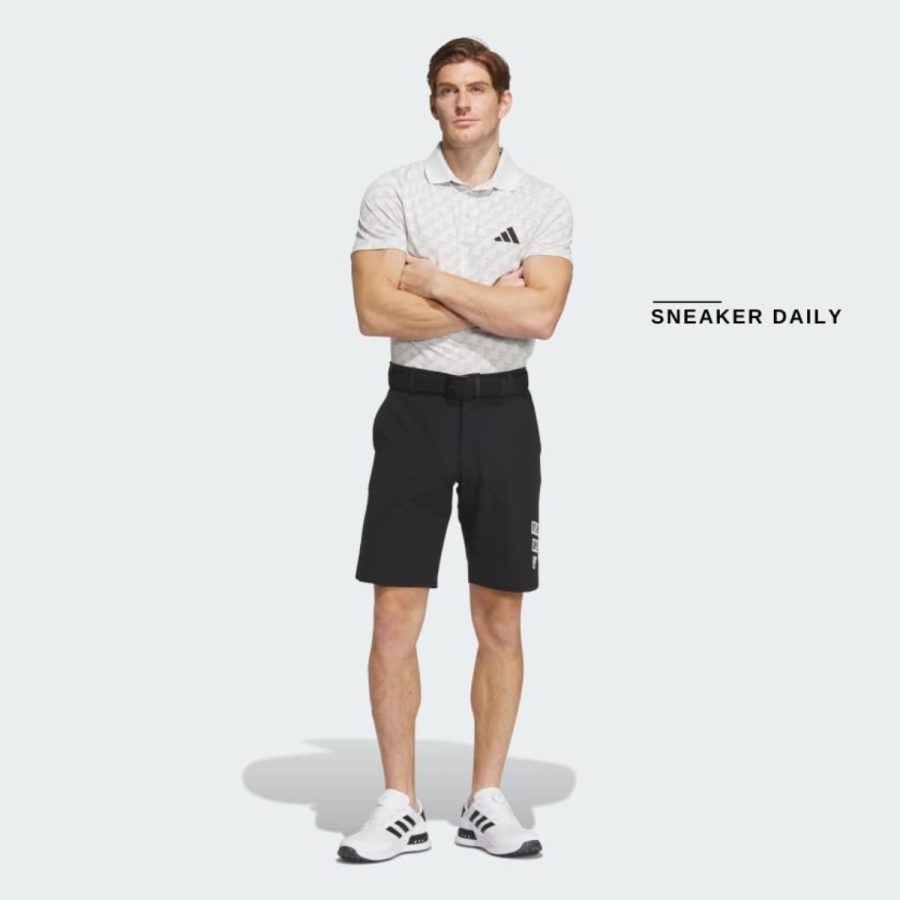 áo adidas heat.rdy jacquard short sleeve polo shirt - white in2794