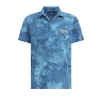 áo adidas playgreen allover print polo shirt - semi blue burst in9046