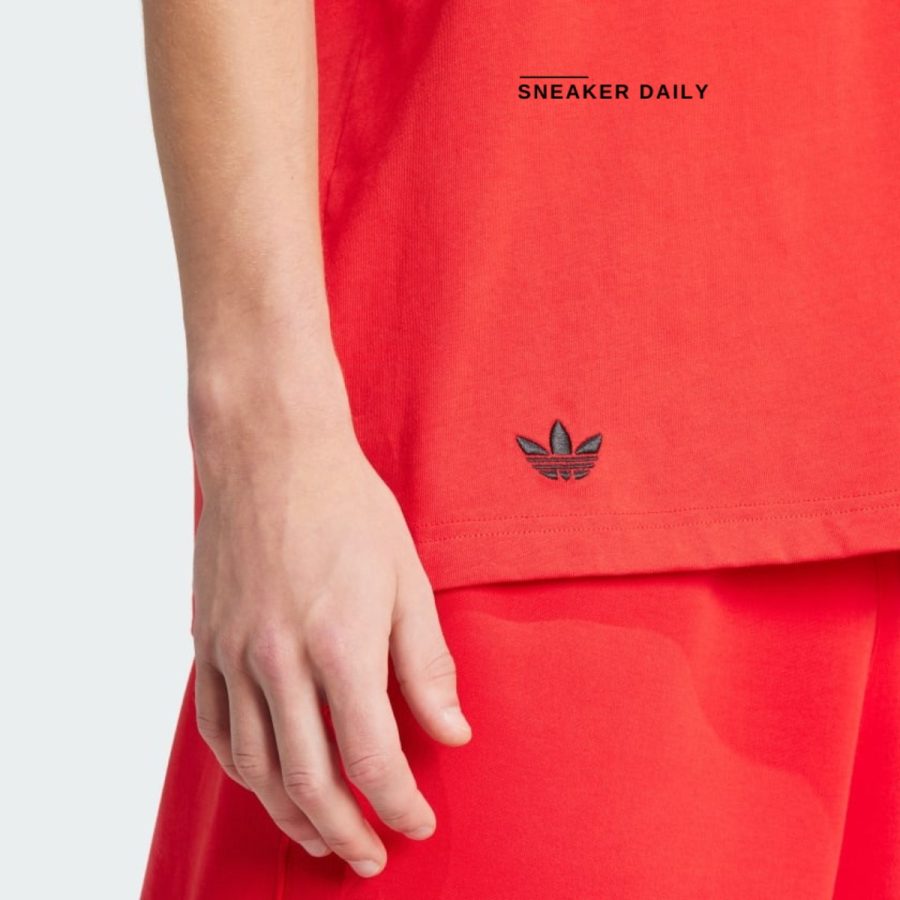 áo adidas street neuclassic tee - better scarlet is2824