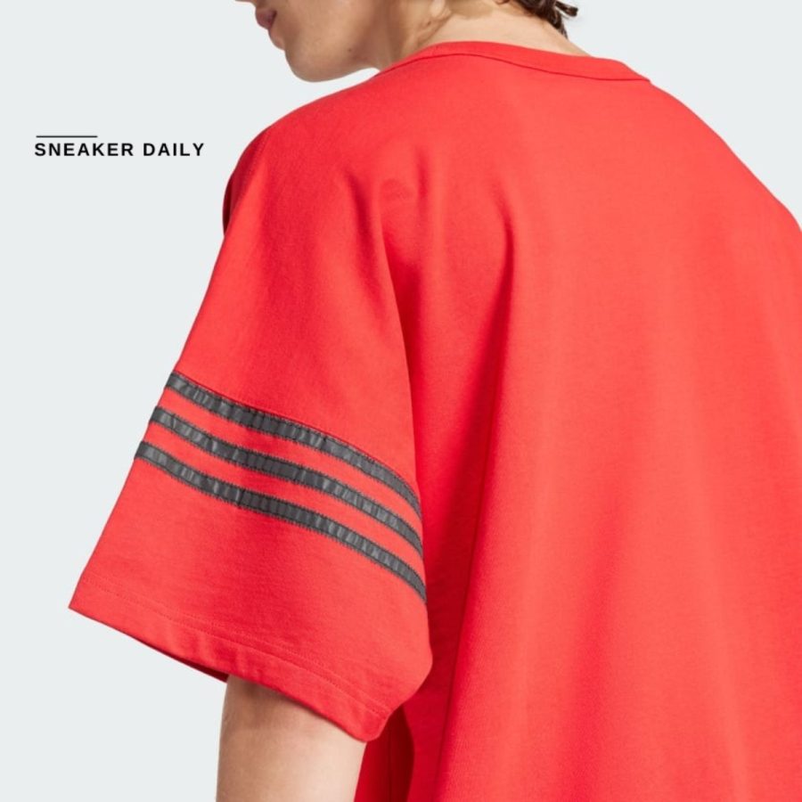 áo adidas street neuclassic tee - better scarlet is2824