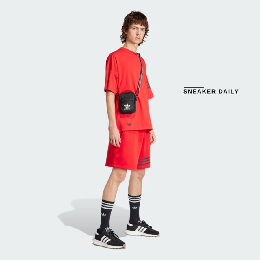 áo adidas street neuclassic tee - better scarlet is2824