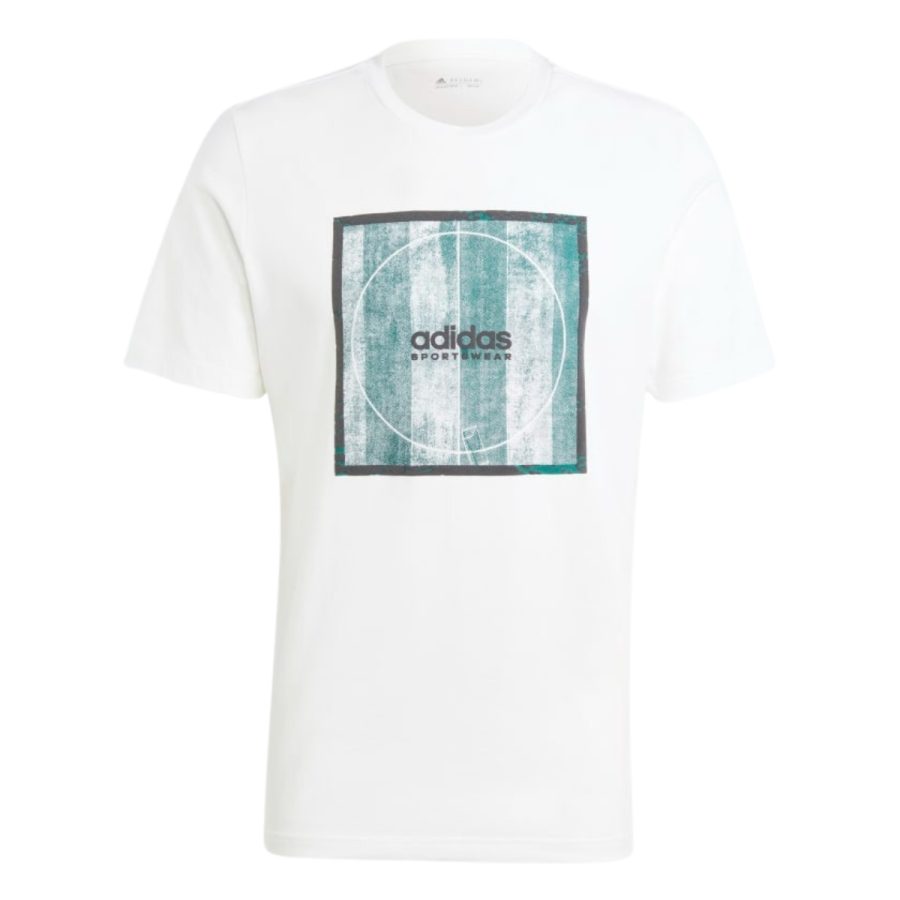 áo adidas tiro box graphic tee - white ii3595