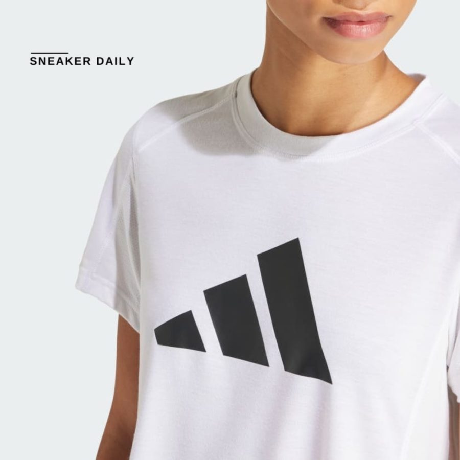 áo adidas train essentials big performance logo training tee - white it0545