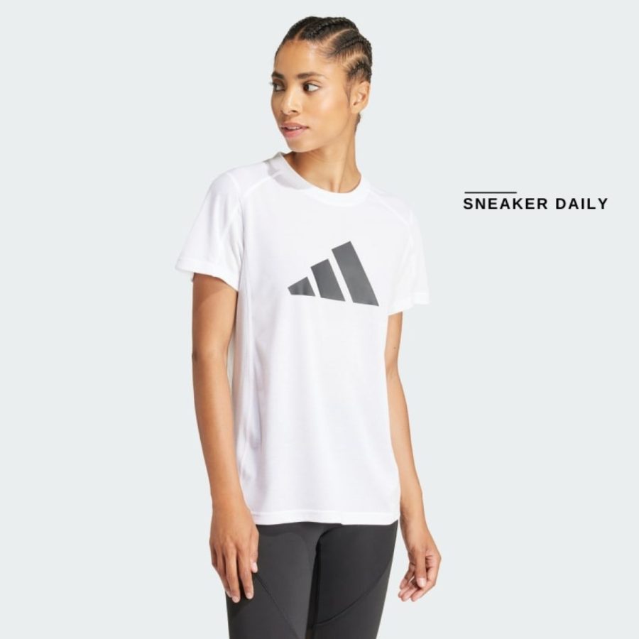 áo adidas train essentials big performance logo training tee - white it0545