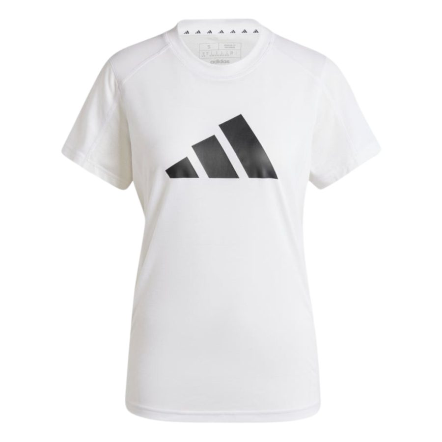 áo adidas train essentials big performance logo training tee - white it0545