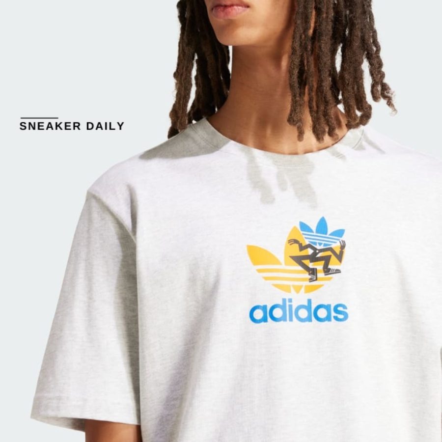 áo adidas training supply short sleeve tee - light grey heather is2912