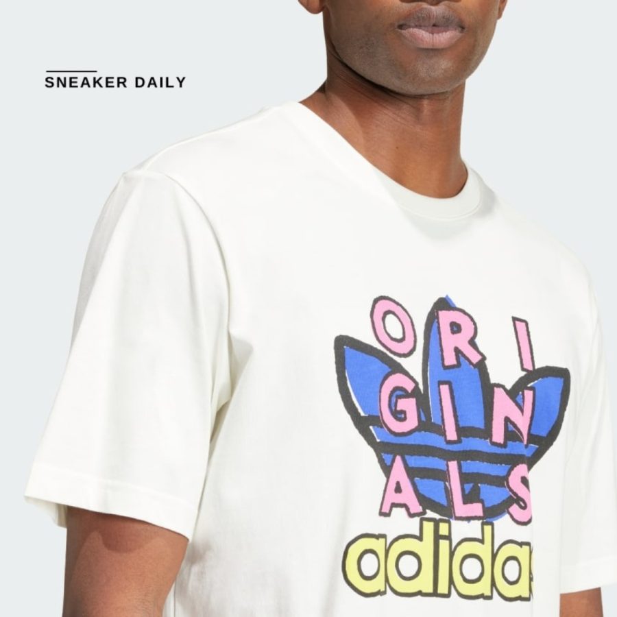 áo adidas training supply short sleeve tee - off white is2911