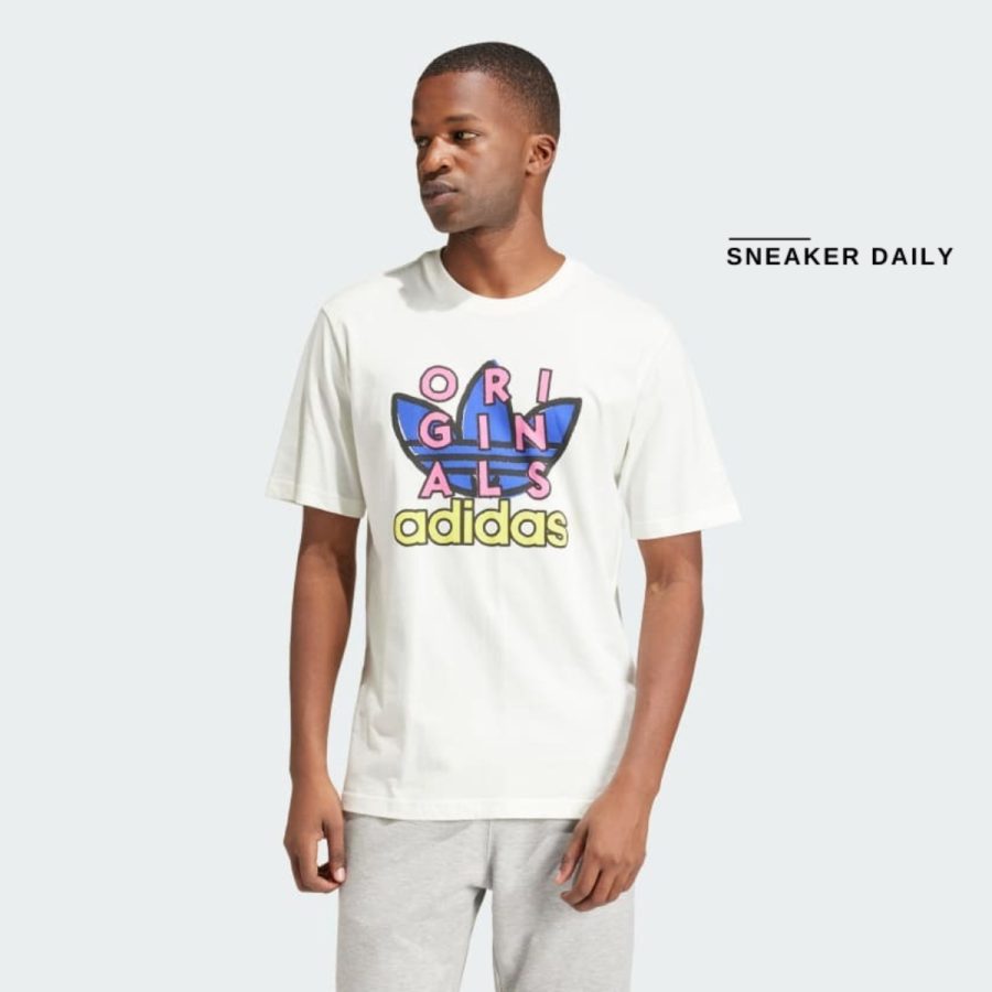 áo adidas training supply short sleeve tee - off white is2911